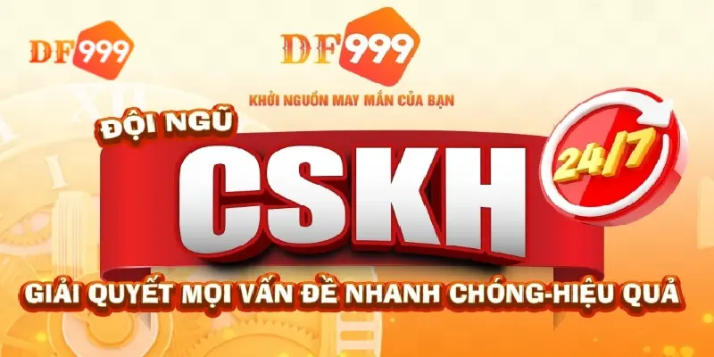 Liên hệ DF999 hỗ trợ người chơi 24/7 hiệu quả, chuyên nghiệp